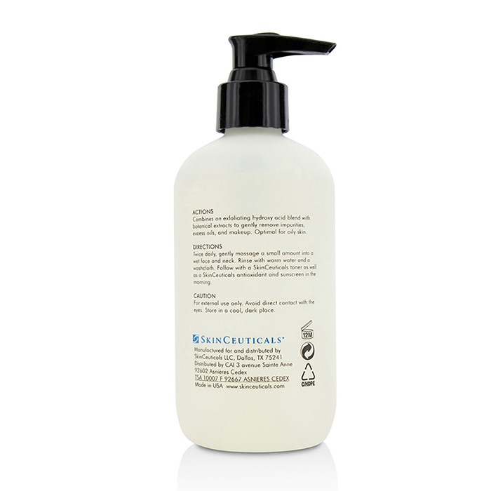 Skin Ceuticals Simply Clean Pore Refining Gel Cleanser - For Combination/ Oily Skin (Unboxed) 240ml/8ozProduct Thumbnail