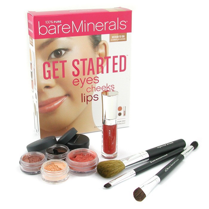 BareMinerals Get Started Eyes Cheeks Lips 8 Piece Collection 8pcsProduct Thumbnail