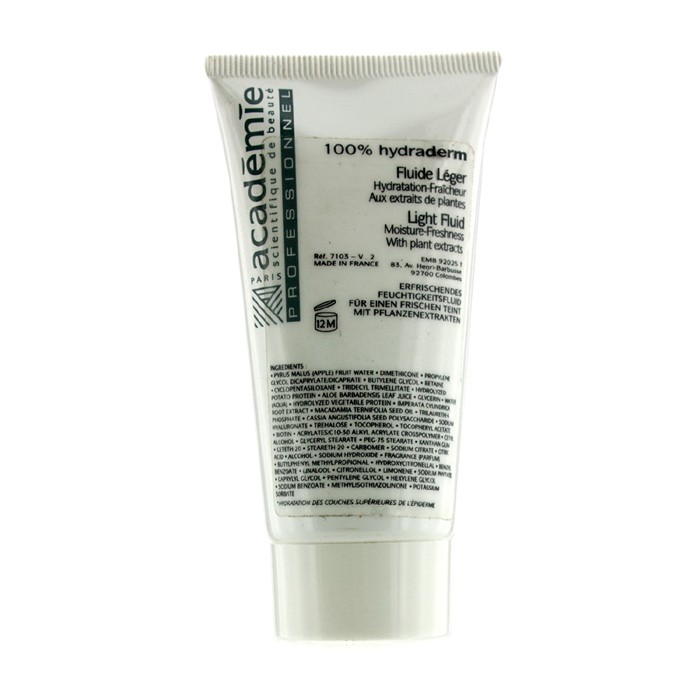 Academie 100% Hydraderm Fluide Leger Light Fluid Moisture Freshness (Salon Product) 50ml/1.7ozProduct Thumbnail