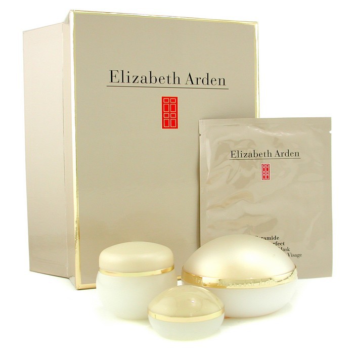 Elizabeth Arden Ceramide Plump Perfect Coffret: Cream SPF15 50ml+ Eye Cream 7ml+ Mask+ Body Soffle 30ml 4pcsProduct Thumbnail