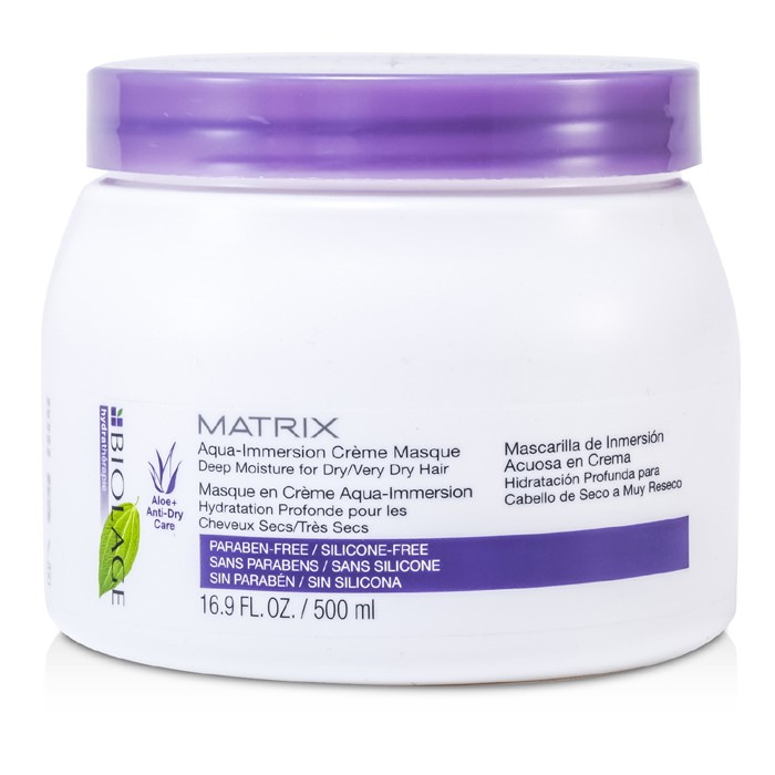 Matrix Biolage Hydratherapie Aqua-Immersion Creme Masque (Deep Moisture For Dry/ Very Dry Hair) 500ml/16.9ozProduct Thumbnail