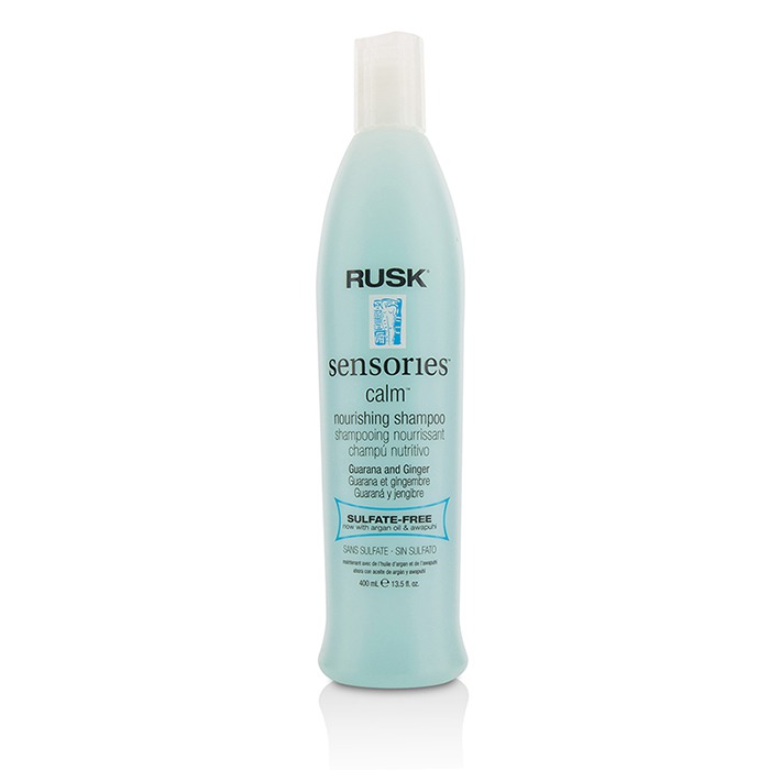 Rusk Odżywczy szampon do włosów niezdyscyplinowanych Sensories Calm Guarana and Ginger Nourishing Shampoo 400ml/13.5ozProduct Thumbnail