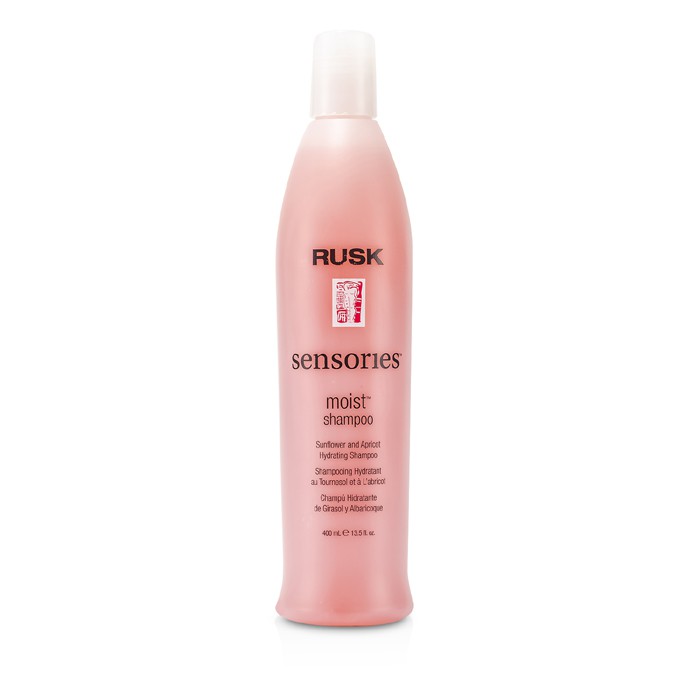 Rusk Sensories Moist auringonkukka ja aprikoosi kosteuttava shampoo 400ml/13.5ozProduct Thumbnail
