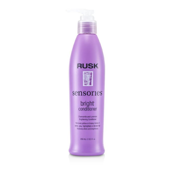 Rusk Rozświetlająca odżywka do włosów do włosów siwych, białych i szpakowatych Sensories Bright Chamomile and Lavender Brightening Conditioner 250ml/8.5ozProduct Thumbnail