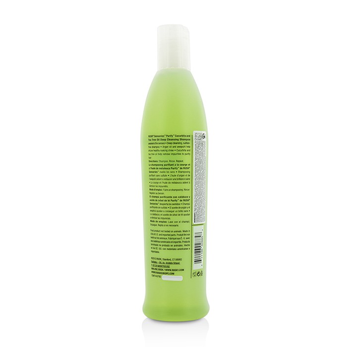 Rusk Sensories Purify Șampon pentru Curățare Intensă cu Dovleac și Arbore de Ceai 400ml/13.5ozProduct Thumbnail