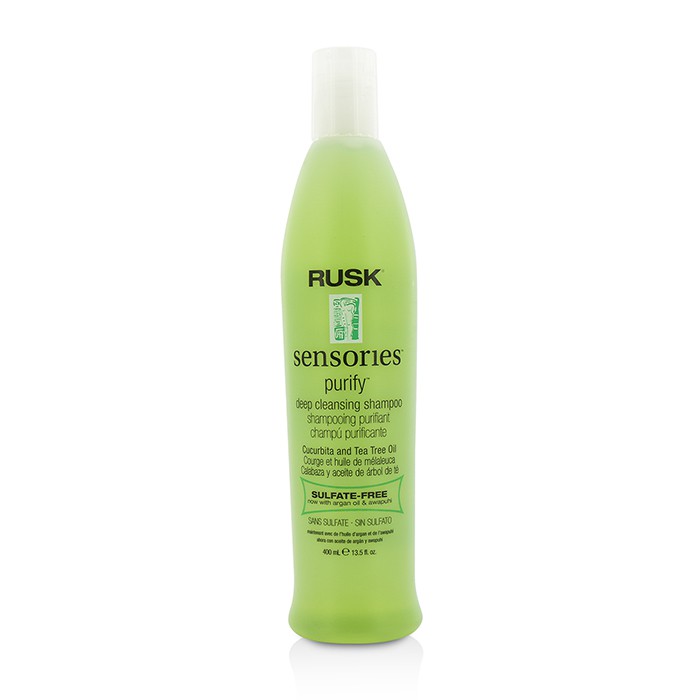 Rusk Shampoo Sensories Purify Cucurbita and Tea Tree Oil Deep Cleansing 400ml/13.5ozProduct Thumbnail
