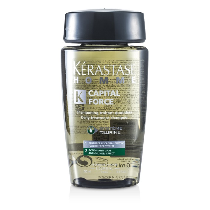 Kerastase Homme Capital Force Daily Treatment Shampoo (Anti-Oiliness Effect) 250ml/8.5ozProduct Thumbnail