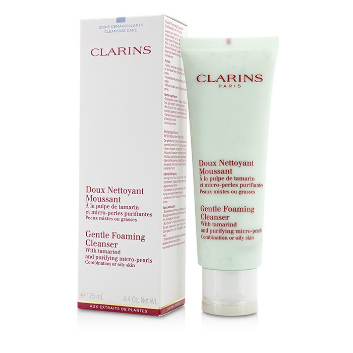 Clarins Gyengéd habzó arctisztító tamarinddal és tisztító mikro gyöngyökkel ( kombinált/ zsíros bőrre ) 125ml/4.4ozProduct Thumbnail