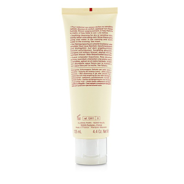 Clarins Gentle Foaming Cleanser With Shea Butter ( Pele seca/ sensivel ) 125ml/4.4ozProduct Thumbnail