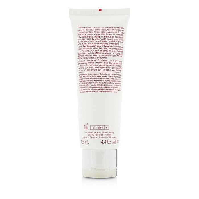 Clarins Gentle Foaming Cleanser With Cottonseed ( Normal / mista 125ml/4.4ozProduct Thumbnail