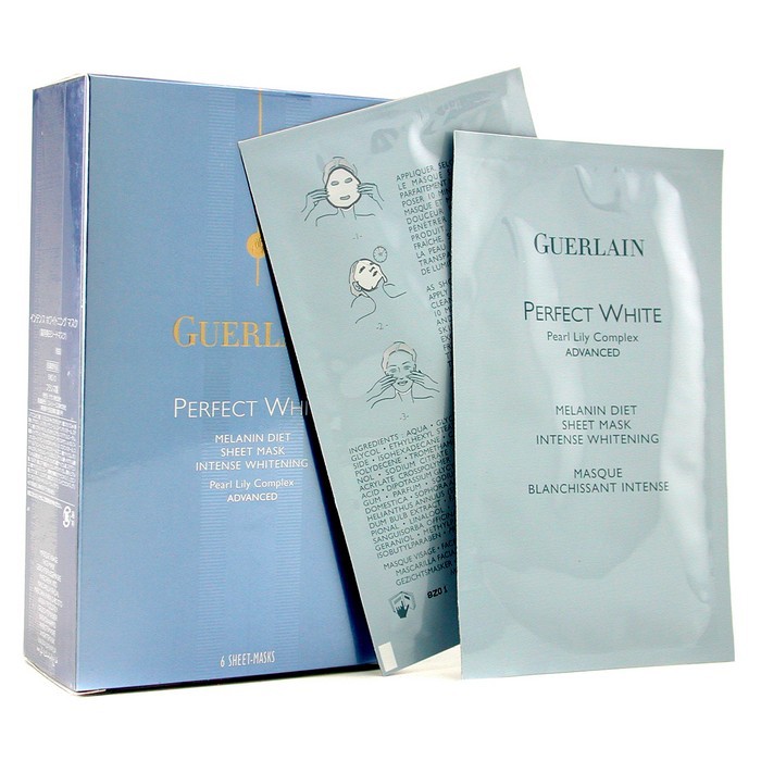 Guerlain Perfect White Melanin Diet Sheet Mask With Pearl Lily Complex Advanced 6sheetsProduct Thumbnail