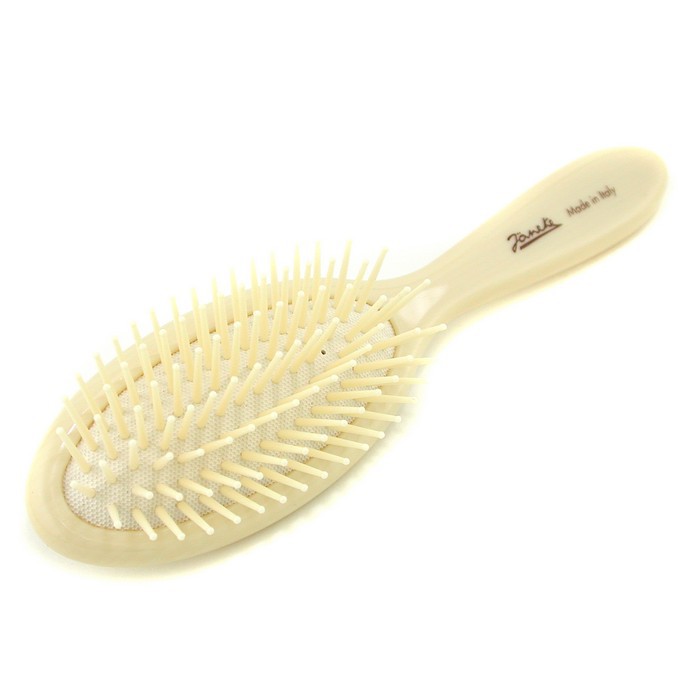 Janeke ( Made In Italy ) Carbon Fibre Brush - Ivory Colour (18cm & Round) 1pcProduct Thumbnail