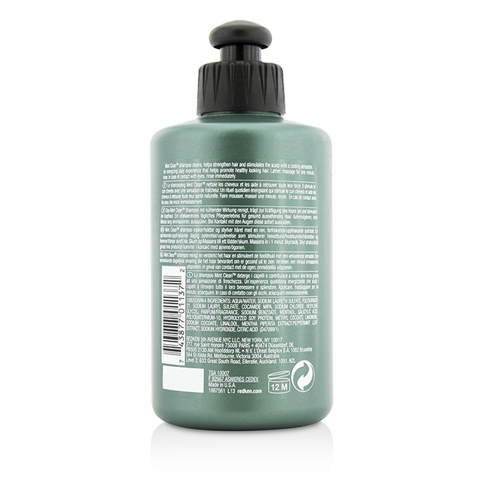 Redken Miętowy szampon do włosów dla mężczyzn Men Mint Clean Invigorating Shampoo 300ml/10ozProduct Thumbnail