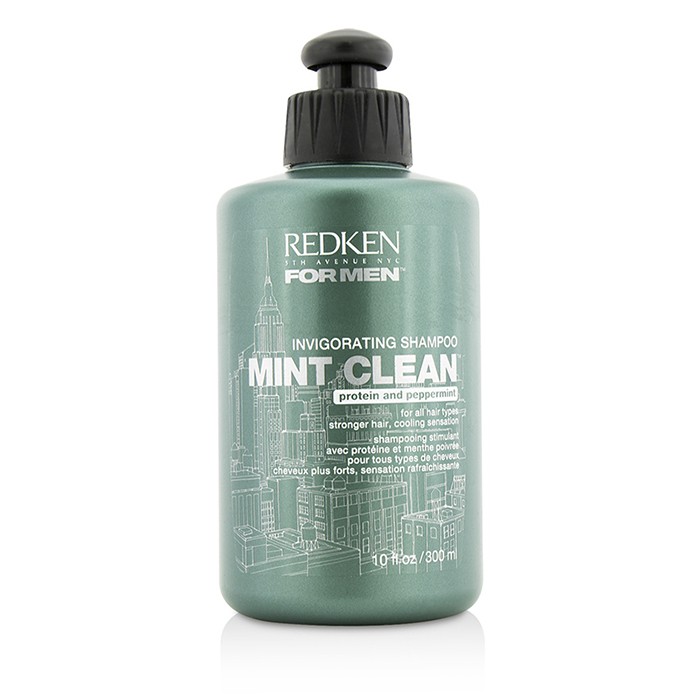 Redken Miętowy szampon do włosów dla mężczyzn Men Mint Clean Invigorating Shampoo 300ml/10ozProduct Thumbnail