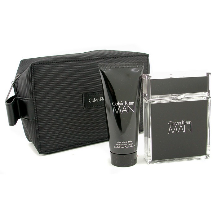 Calvin Klein Zestaw dla mężczyzn Man: Woda toaletowa EDT Spray 100ml + Balsam po goleniu 100ml + Kosmetyczka 2 sztuki + 1bagProduct Thumbnail