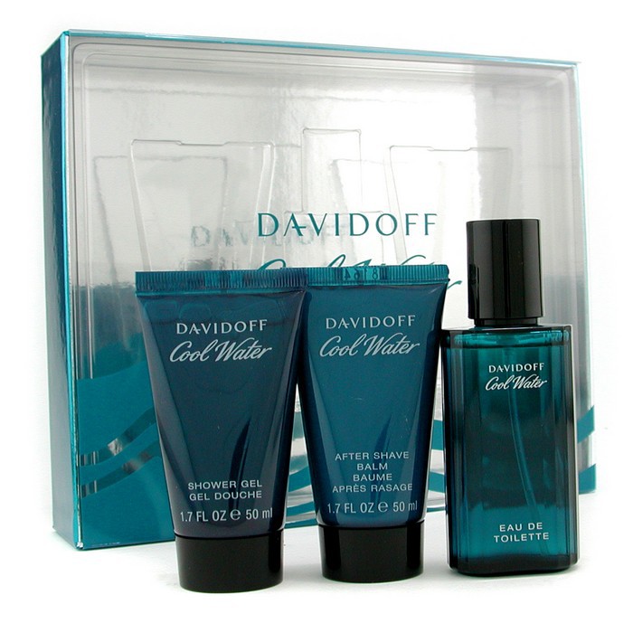 Davidoff Cool Water Coffret: Eau De Toilette Spray 40ml + Shower Gel 50ml + After Shave Balm 50ml 3pcsProduct Thumbnail