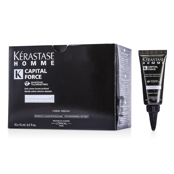 Kerastase Homme Capital Force Gentle Action Intense Rinse-Out Cleanser 15x15ml/0.5ozProduct Thumbnail