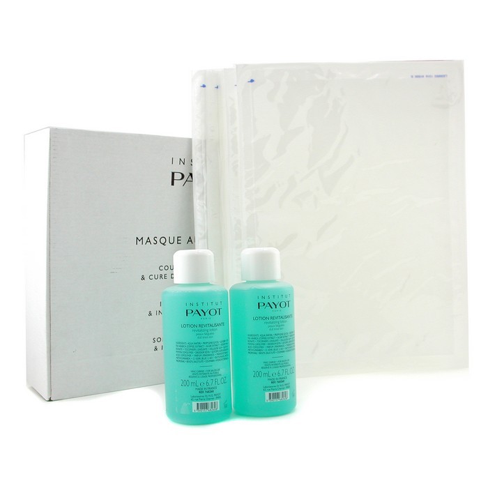 Payot Masque Au Collagene Set: 2x Revitalizing Lotion 200ml + 10x Collagen Sheet (Salon Size) 12pcsProduct Thumbnail