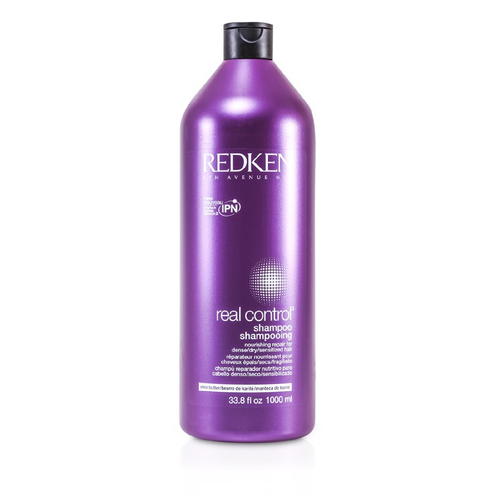 Redken Real Control Nourishing Repair Shampoo ( Para sa Buhok na Dense/ Dry/ Sensitized ) 1000ml/33ozProduct Thumbnail