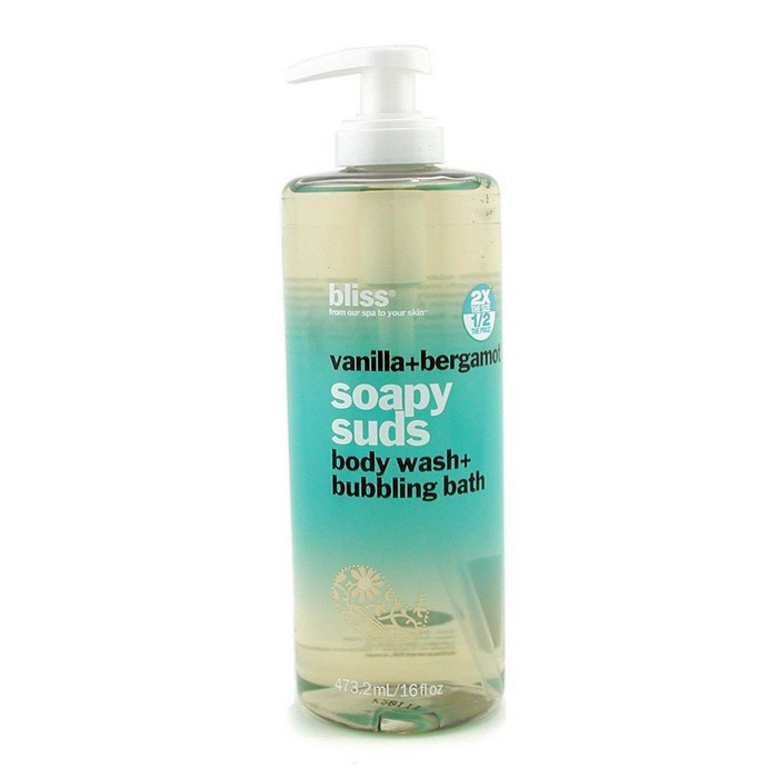 Bliss Vanilla + Bergamont Soapy Suds (Body Wash + Bubbling Bath) 473.2ml/16ozProduct Thumbnail