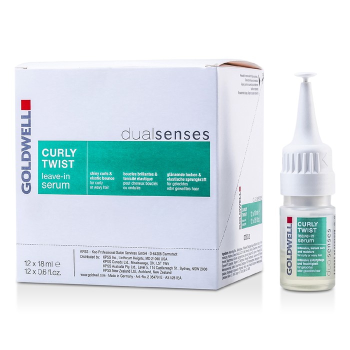 Goldwell Dual Senses Curly Twist Leave-In Serum (For Curly or Wavy Hair) 12x18ml/0.6ozProduct Thumbnail