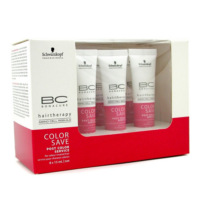 Schwarzkopf คงสีผมหลังทำสี BC Color Save Post-Color Service ( สำหรับผมทำสี ) 8x15ml/0.5ozProduct Thumbnail