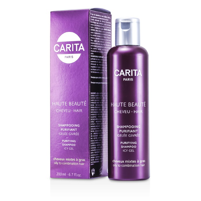 Carita Haute Beaute Cheveu čistiaci šampón ľadový gél ( na mastné a kombinované vlasy ) 200ml/6.7ozProduct Thumbnail