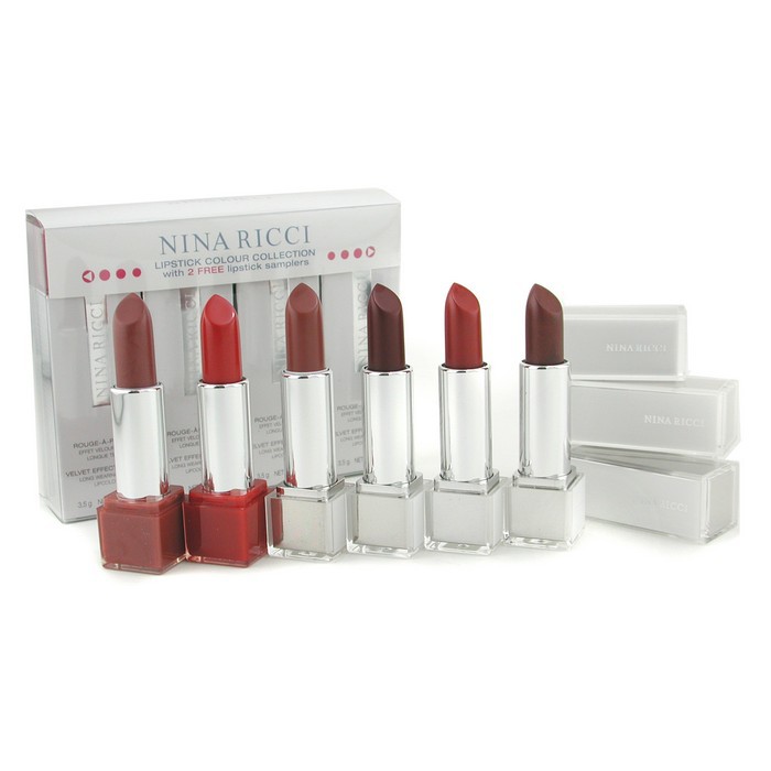 Nina Ricci 蓮娜麗姿 Lipstick Colour Collection: 4 Lipwears + 2 Lipwear Samples 6x3.5g/0.12ozProduct Thumbnail