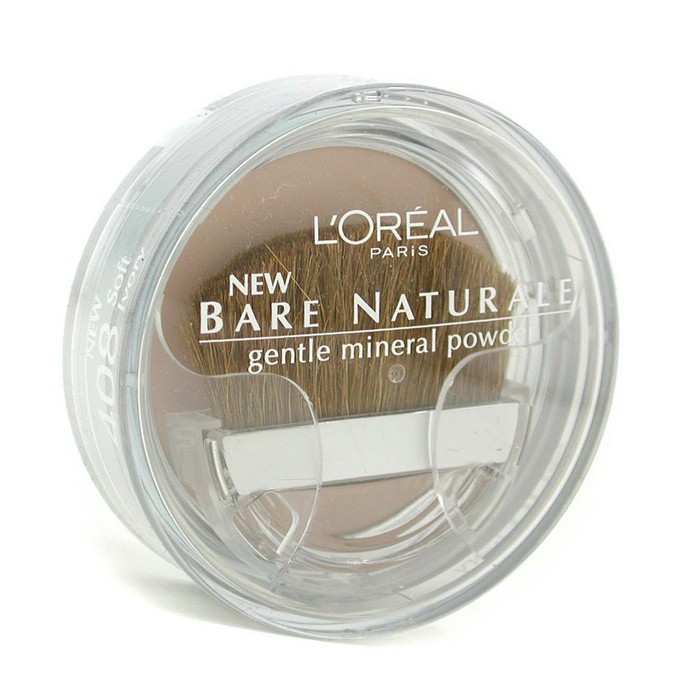 L'Oreal Bare Naturale Jemný minerálny púder so štetcom – No. 408 Soft Ivory 9.5g/0.33ozProduct Thumbnail