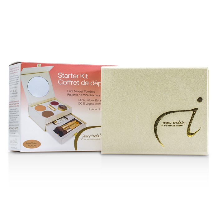 Jane Iredale Starter Kit (2x Pressed Powder + Moisture Tint + Concealer + Blush + Lip Plumper + 3x Brush) 9pcsProduct Thumbnail