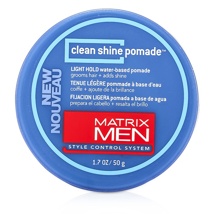 Matrix Untuk Lelaki Clean Shine Pomade (Jenis Minyak Rambut) ( Pemegang Ringan ) 50g/1.7ozProduct Thumbnail