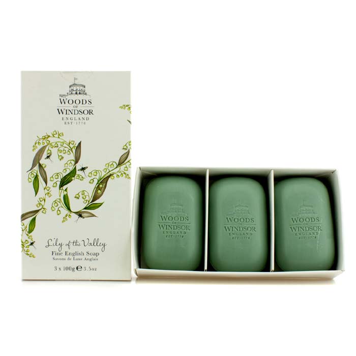 Woods Of Windsor Lily Of The Valley Fine English Soap 3x100g/3.5ozProduct Thumbnail