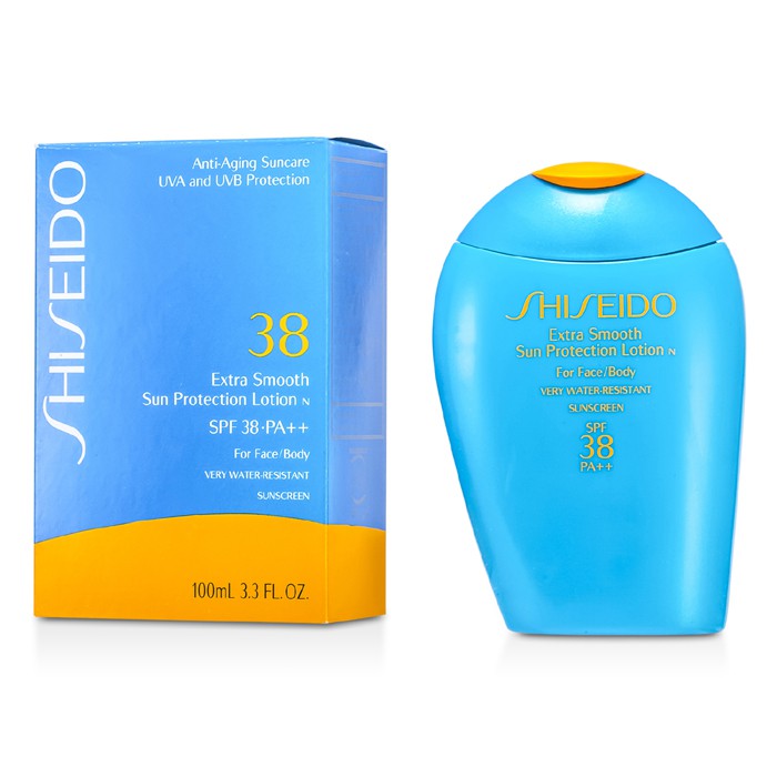 Shiseido Extra Smooth Sun Protection LosionN SPF 38 ( Untuk Muka & Body Badan) - Pelindung Sinaran Matahari 100ml/3.3ozProduct Thumbnail