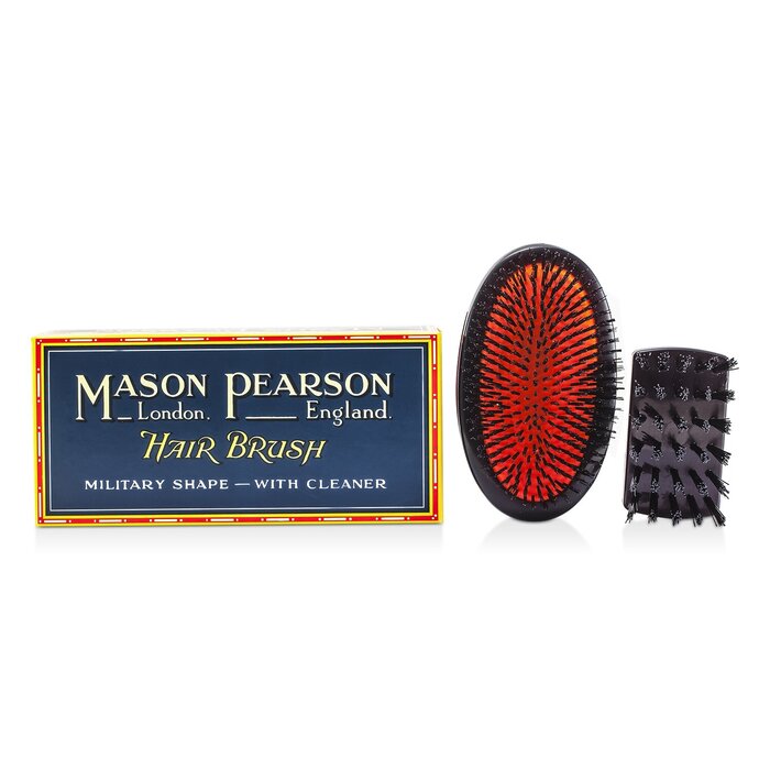 Mason Pearson Escova Boar Bristle - Sensitive Military Pure Bristle Medium Size ( Dark Ruby ) 1pcProduct Thumbnail
