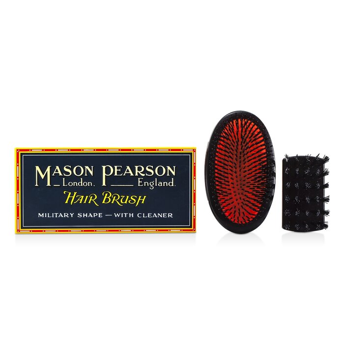 Mason Pearson Boar Bristle - فرشاة شعر متوسطة الحجم Small Extra Military Pure Bristle (ياقوتي غامق) 1pcProduct Thumbnail