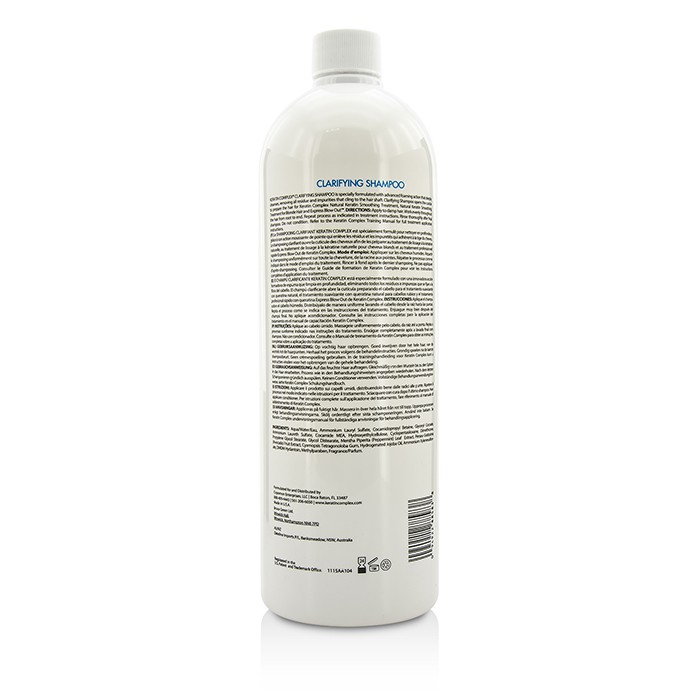Keratin Complex Smoothing Therapy Clarifying Shampoo (Removes Residue & Impurities) 1000ml/33.8ozProduct Thumbnail