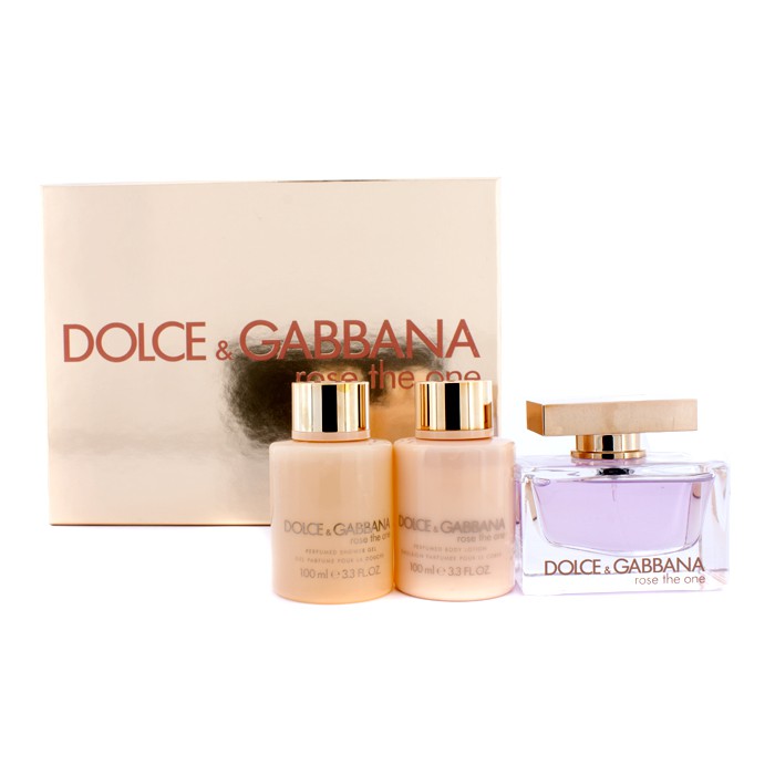 Dolce & Gabbana Rose The One Coffret: Eau De Parfum Spray 75ml/2.5oz + Losyon sa Katawan 100ml/3.3oz + Shower Gel 100ml/3.3oz 3pcsProduct Thumbnail