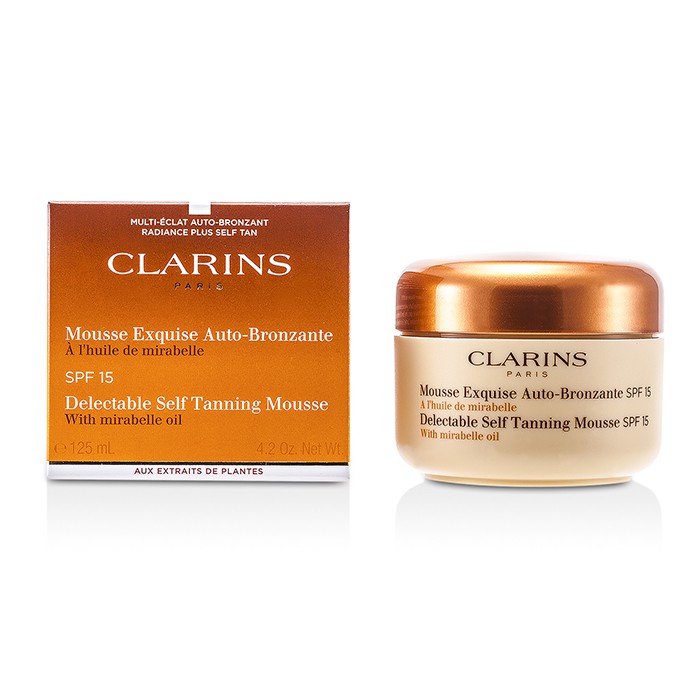 Clarins Delectable Self Tanning Mousse with Mirabelle Oil SPF 15 Mousse Bronceadora 125ml/4.2ozProduct Thumbnail