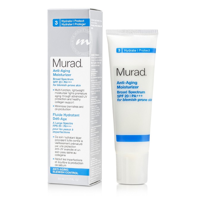Murad Anti Aging Moisturizer SPF 20 PA++ (For Blemish-Prone Skin) 50ml/1.7ozProduct Thumbnail