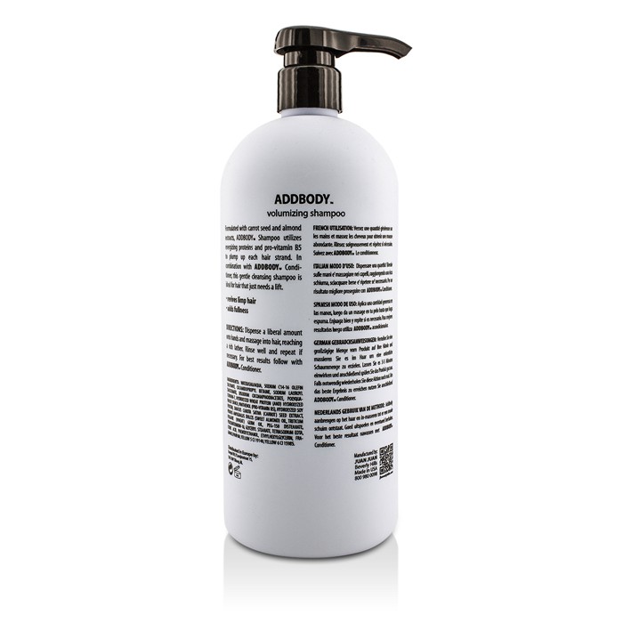 J Beverly Hills Szampon zwiększający objętość włosów Addbody Volumizing Shampoo 1000ml/32ozProduct Thumbnail