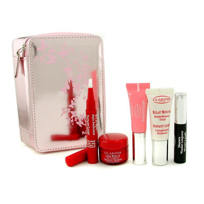 Clarins Instant Light Booster Kit: 1xComplexion Perfector + 1x MakeUp Base + 1x Mascara + 1x Perfecting Touch.... 5pcs+1caseProduct Thumbnail