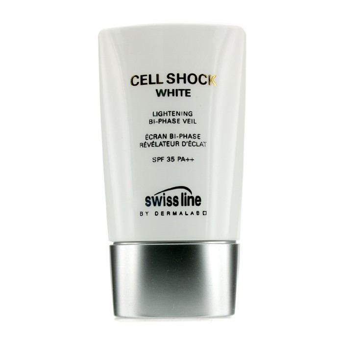 Swissline Cell Shock White bőrhalványító kétfázisú krém SPF 35 PA++ 45ml/1.8ozProduct Thumbnail