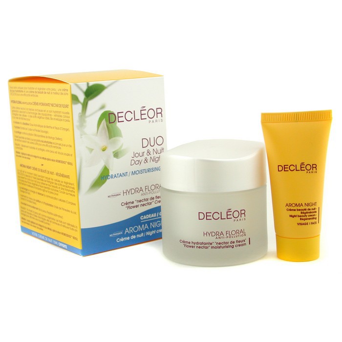 Decleor Day & Night Duo: Hydra Floral Cream 50ml/1.69oz + Aroma Night Cream 15ml/0.5oz 2pcsProduct Thumbnail