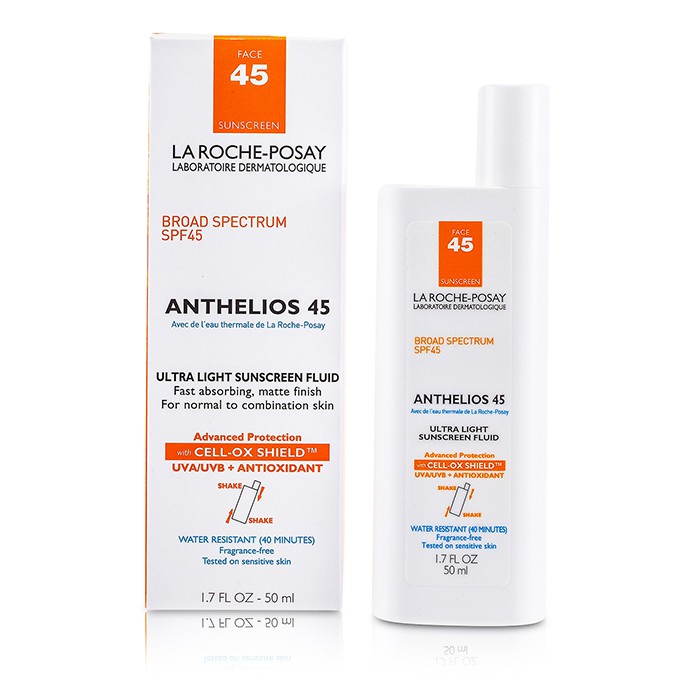 La Roche Posay Ochronna emulsja do twarzy do skóry normalnej i mieszanej Anthelios 45 Ultra Light Sunscreen Fluid For Face (N/C Skin) 50ml/1.7ozProduct Thumbnail