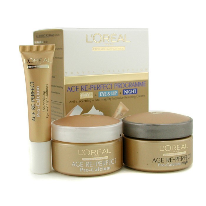 L'Oreal Age Re-Perfrct Programme: Day Cream + Eye & Lip Cream + Night Cream 3pcsProduct Thumbnail