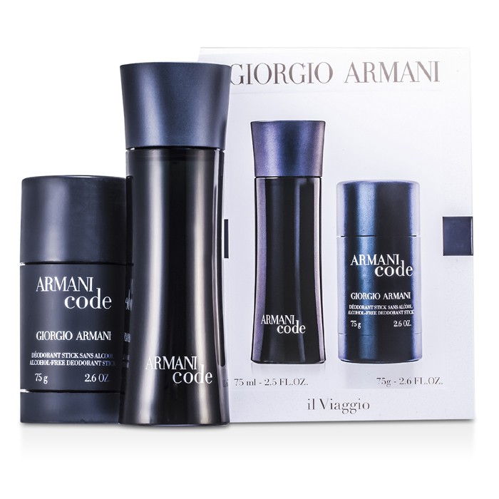 阿玛尼 Giorgio Armani 阿玛尼黑色密码套装 2件装Product Thumbnail