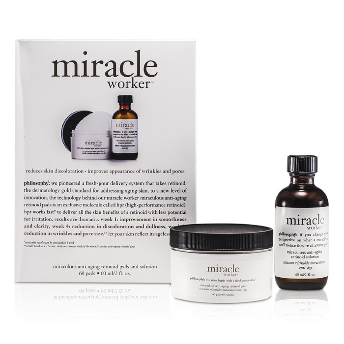 Philosophy Miracle Worker: Solution 60ml/2oz + Pads 60pads 60padsProduct Thumbnail