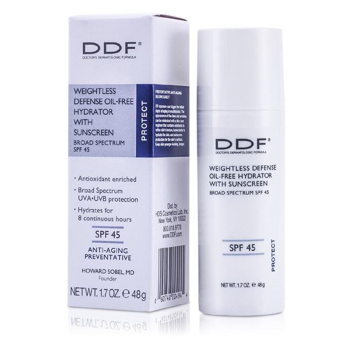 DDF Weightless Defense Oil-Free Hydrator UV Moisturizer SPF45 48g/1.7ozProduct Thumbnail