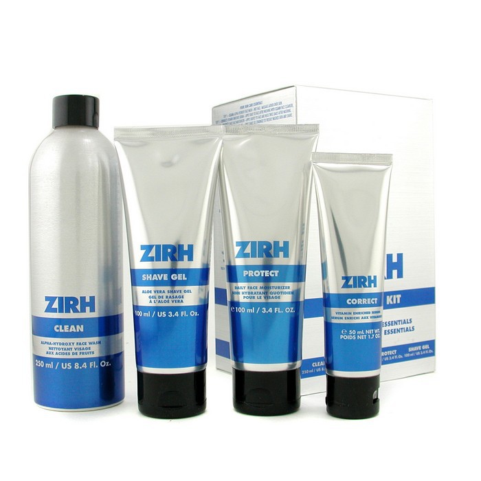 Zirh International Starter Kit: Clean + Protect + Shave Gel + Correct 4pcsProduct Thumbnail