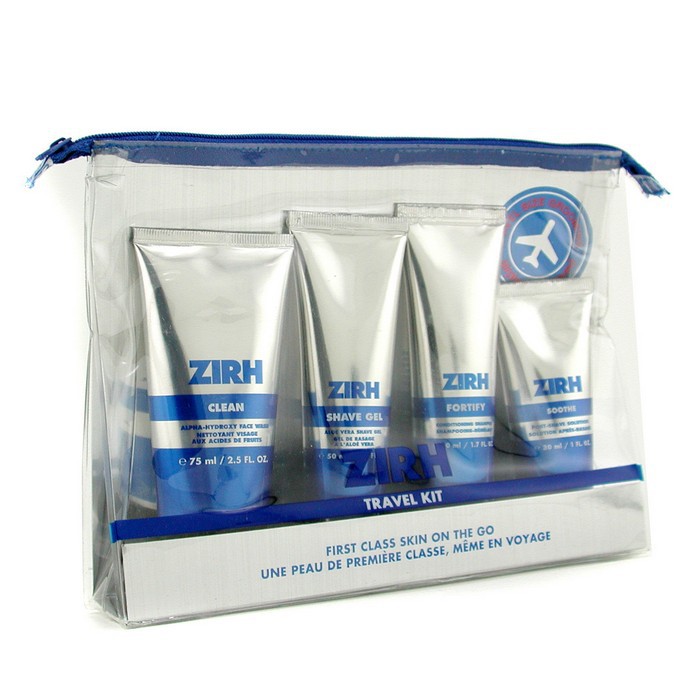 Zirh International Travel Kit: Clean + Shave Gel + Fortify + Soothe 4pcsProduct Thumbnail